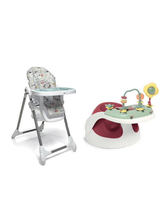 Baby Snug Cherry with Miami Beach Highchair image number 1